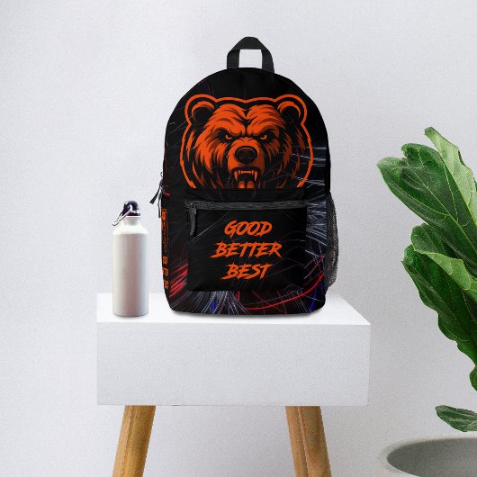 Good Better Best Never Let It Rest Bedruckter Rucksack