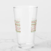 Good Better Best Never Let It Rest Christmas Quote Glas (Links)