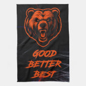 Good Better Best Never Let It Rest Geschirrtuch (Vertikal)