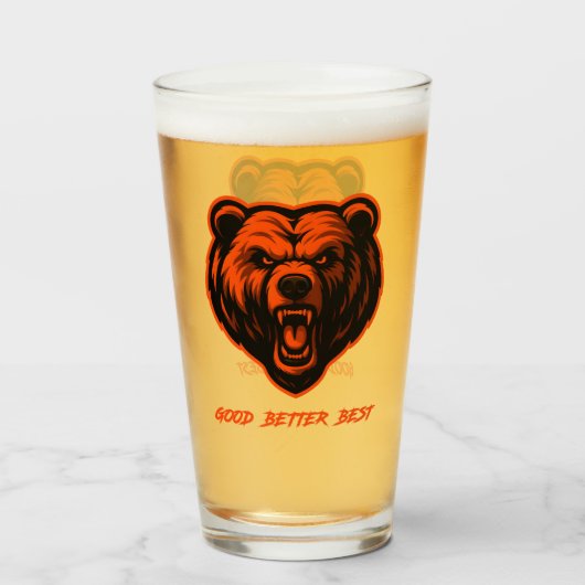 Good Better Best Never Let It Rest Glas (Vorne (Gefüllt))
