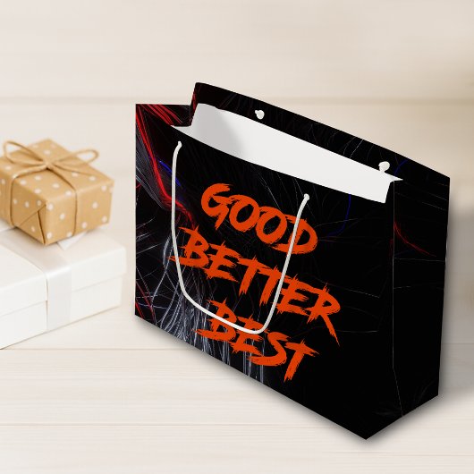 Good Better Best Never Let It Rest Große Geschenktüte