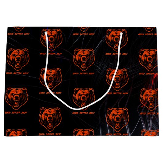 Good Better Best Never Let It Rest Große Geschenktüte (Vorderseite)