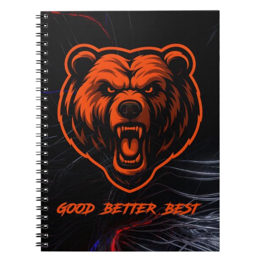 Good Better Best Never Let It Rest Notizblock (Vorderseite)