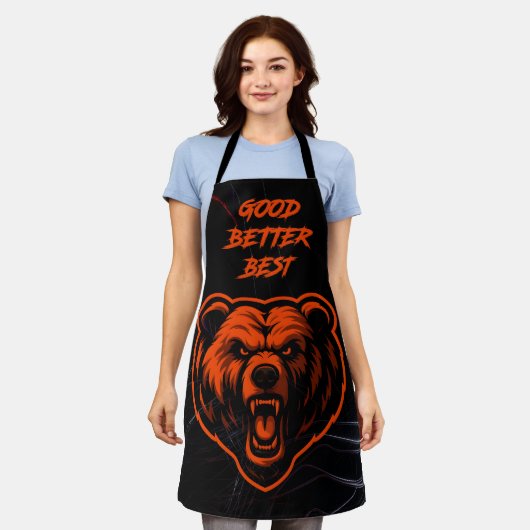 Good Better Best Never Let It Rest Schürze (Getragen)