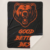 Good Better Best Never Let It Rest Sherpadecke (Vorderseite)