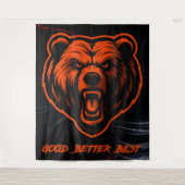 Good Better Best Never Let It Rest Wandteppich (Vorderseite)