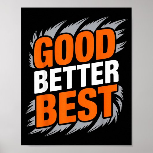 Good Better  Poster (Vorne)