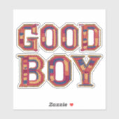 Good boy aufkleber (Blatt)