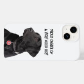 Good Boy Black Lab Case-Mate iPhone Hülle (Rückseite (Horizontal))