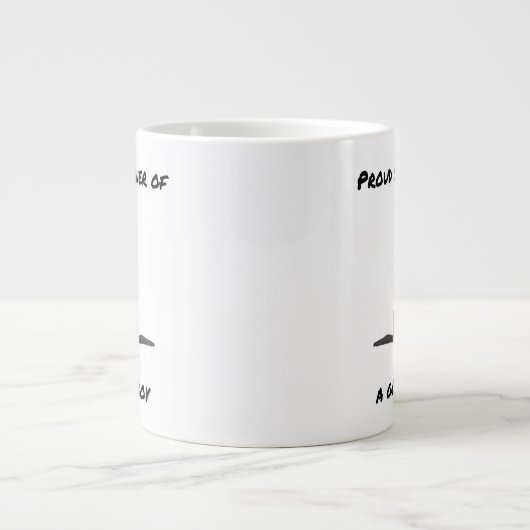 Good Boy Black Lab Jumbo-Tasse (Vorderseite)