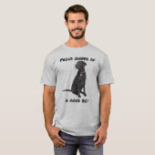 Good Boy Black Lab T-Shirt (Vorne ganz)