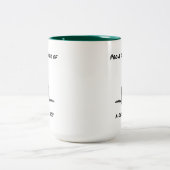 Good Boy Black Lab Zweifarbige Tasse (Mittel)