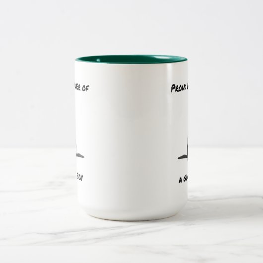 Good Boy Black Lab Zweifarbige Tasse (Mittel)