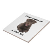 Good Boy Chocolate Labrador Fliese (Seite)