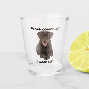 Good Boy Chocolate Labrador Schnapsglas