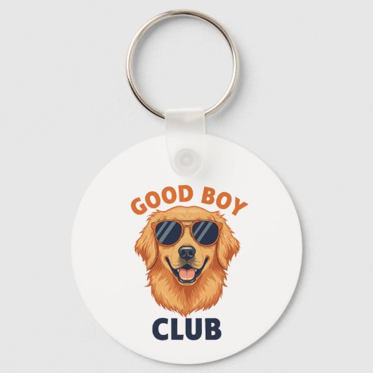 Good Boy Club | Keychain Dog Design Schlüsselanhänger (Vorderseite)