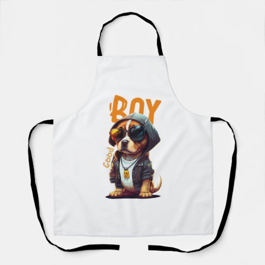 Good Boy Hund Niedlich Puppy Schürze (Vorderseite)