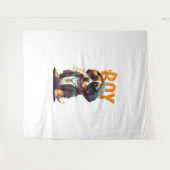 Good Boy Hund Niedlich Puppy Wandteppich (Vorderseite (Horizontal))