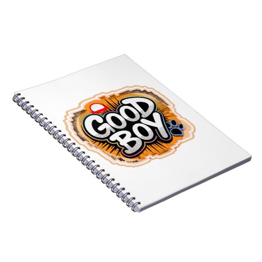 Good Boy Motivierend Notebook Notizblock (Rechte Seite)