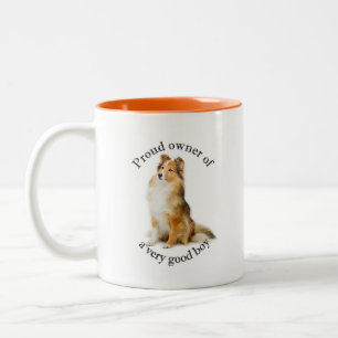 Good Boy Sheltie Zweifarbige Tasse