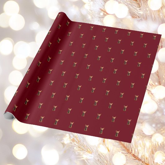 Good Boy Weihnachts Hund Wrapping Paper Geschenkpapier