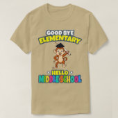Good Bye Elementary Hello Middle School Abschluss T-Shirt (Design vorne)