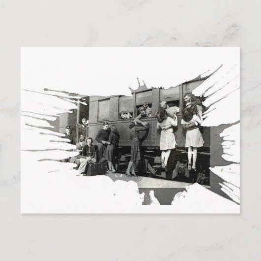 Good-bye Kiss | Postkarte (Vorderseite)