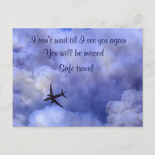 Good Bye_ Postkarte (Vorderseite)