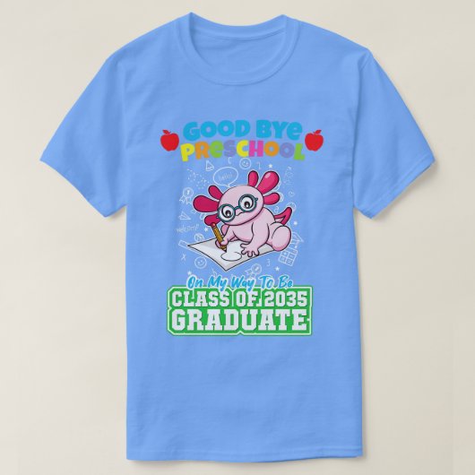 Good Bye Preschool Class of 2035 Graduate PreK 11 T-Shirt (Design vorne)