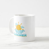 Good bye School, Hello Summer Sun Vacation Kaffeetasse (Vorderseite Links)