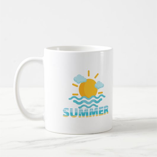 Good bye School, Hello Summer Sun Vacation Kaffeetasse (Links)