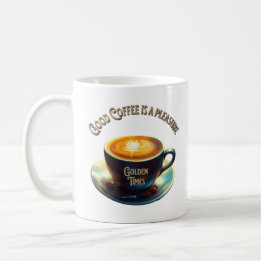 Good Coffee Good Friends are a Treasure Kaffeetasse