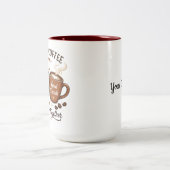 Good Coffee Good Friends mit zwei Kaffeetassen (Mittel)