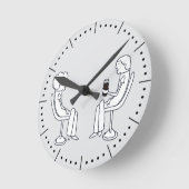 Good Conversation Runde Wanduhr (Winkel)
