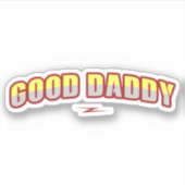Good Daddy Schriftart Aufkleber (Vorderseite)
