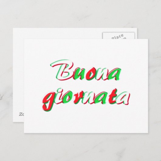 Good Day Card Postkarte (Vorne/Hinten)