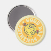 Good Day Little Miss Sunshine Magnet (Vorderseite/Rückseite)