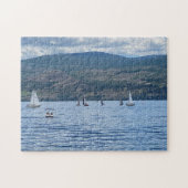 Good Day Sailing Segelboot Seeblick Landschaft Jig Puzzle (Horizontal)