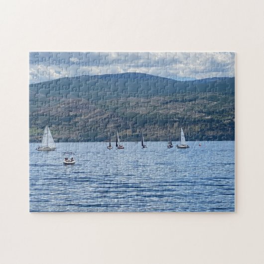 Good Day Sailing Segelboot Seeblick Landschaft Jig Puzzle (Horizontal)