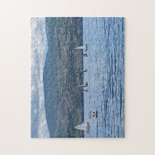 Good Day Sailing Segelboot Seeblick Landschaft Jig Puzzle (Vertikal)