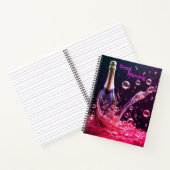 Good Day Sparkling Champagne Spiral Notebook Notizblock (Innenseite)