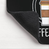 Good Day Starts With Coffee And Cats Funny Cute Mousepad (Ecke)