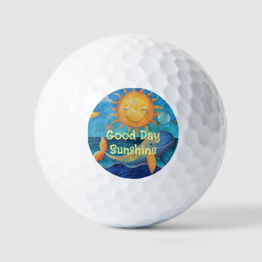 Good Day Sunshine Golf Ball (Vorderseite)