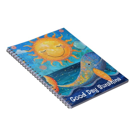 Good Day Sunshine Notebook Notizblock (Rechte Seite)