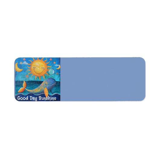 Good Day Sunshine Return Address Label (Vorne)