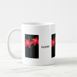 Good Day Sweet Text Blume Image Classic Kaffeetasse