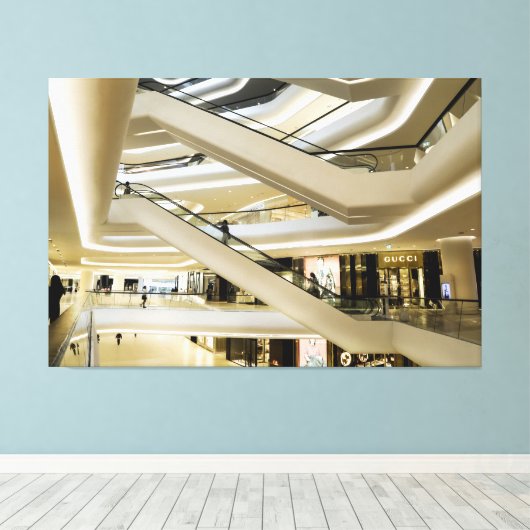 Good Earth City Center Mall Canvas Print Version 1 Leinwanddruck (Insitu (Holzboden))