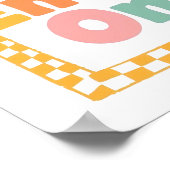 "Good Energy Only" 70s Style Typography Poster (Ecke)