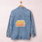 GOOD ENERGY Retro-Wellentext – Jeansjacke (Hangar)