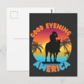 good evening america postkarte (Vorne/Hinten)